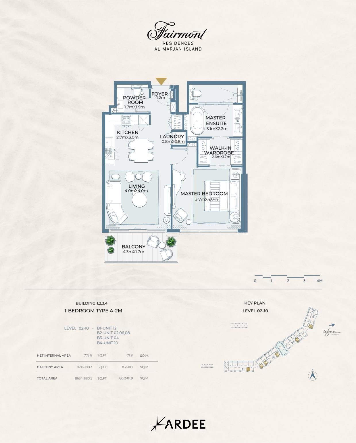 1 Bedroom – Type A-2M